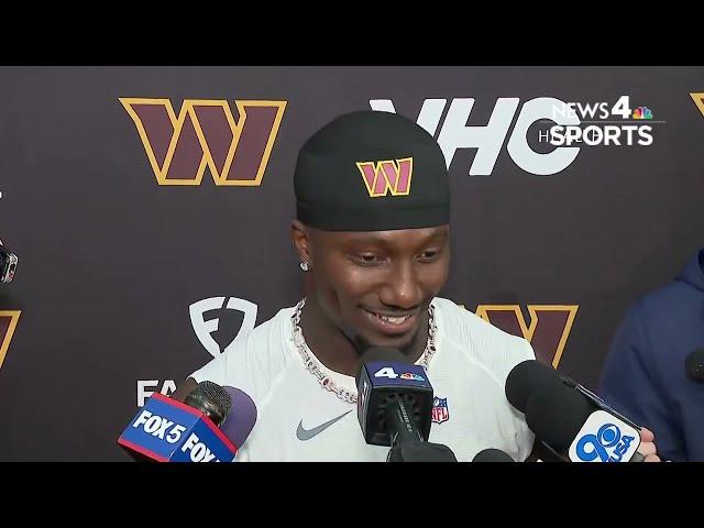 Deebo Samuel: Jayden Daniels "can make every throw" and Kliff Kingsbury is the "offensive guru."