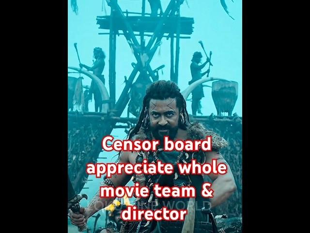 Censor board appreciate whole movie team and director #surya#kanguva#dishapatani