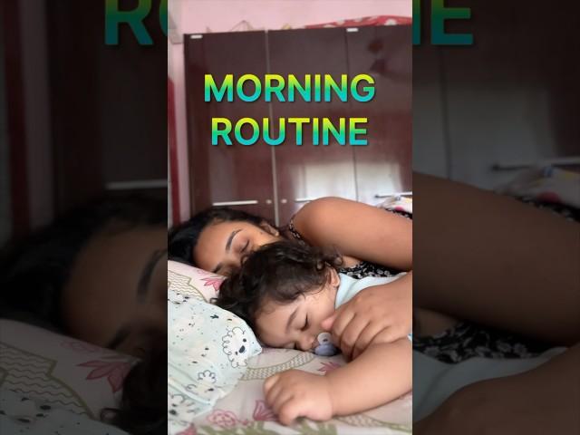 Indian Mom Realistic MORNING ROUTINE with a Baby 🩵 #shorts