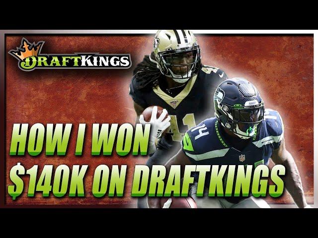 I WON $140K ON DRAFTKINGS SHOWDOWN!!! HERE'S HOW I DID IT!