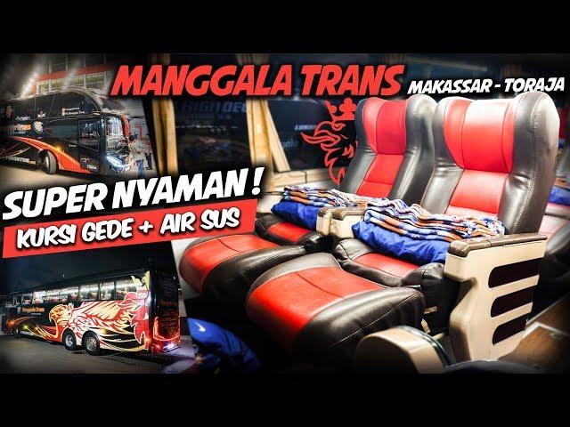 EDAAN NYAMAN BANGET + KURSI JUMBO || Naik Bus Manggala Trans LA PREMIERE Makassar - Toraja .