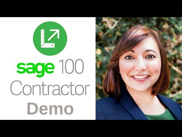 Sage 100 Contractor Demo | Overview of Core Modules | Job Costing Software