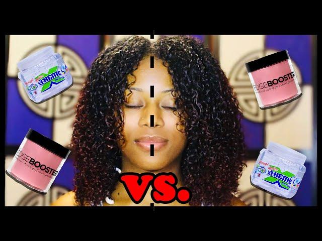 Wetline Xtreme Gel vs Style Factor Edge Booster Gel | Wash n’ Go Versus | frizzeecurlz 