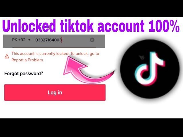 This account is currently locked . To unlock go to a report a problem | unlocked tiktok account