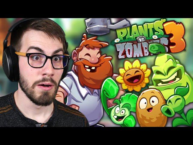 Trying Plants Vs Zombies 3! (PvZ 3 Beta)