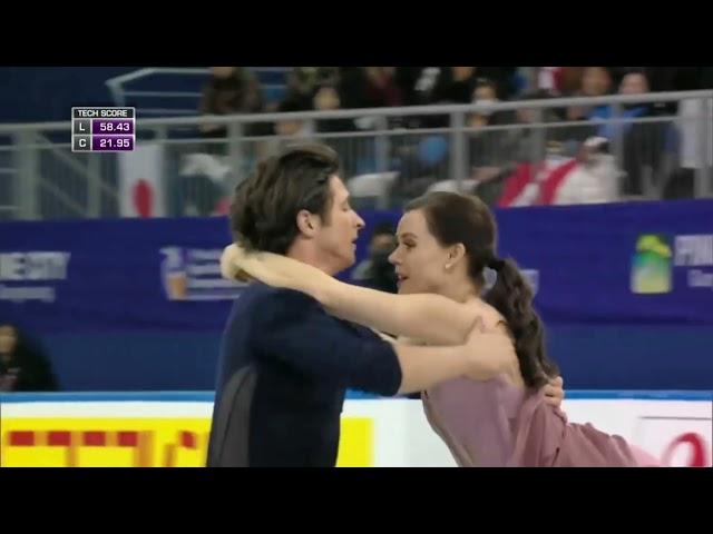 FIGURE SKATING music-swap to I GET WEAK by Belinda Carlisle. 2017 Free Dance with Virtue and Moir.