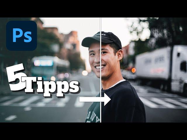 5 Tipps für bessere Bilder | Photoshop Tutorial Deutsch