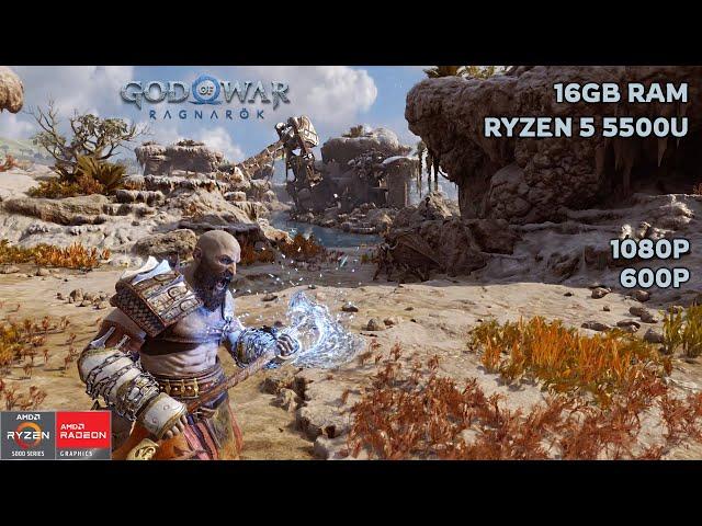 God of War Ragnarök - RYZEN 5 5500U - 16GB RAM - VEGA 7 - BENCHMARK