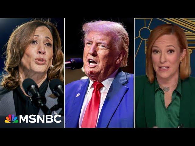 Jen Psaki breaks down new NBC News poll with Harris, Trump deadlocked with 23 days until election