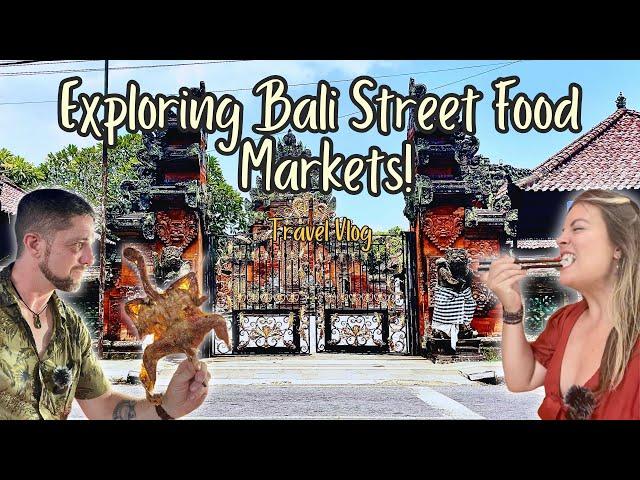 Bali Street Food Tour | Exploring Bali's Largest Night Market! | Travel Vlog | World Travel