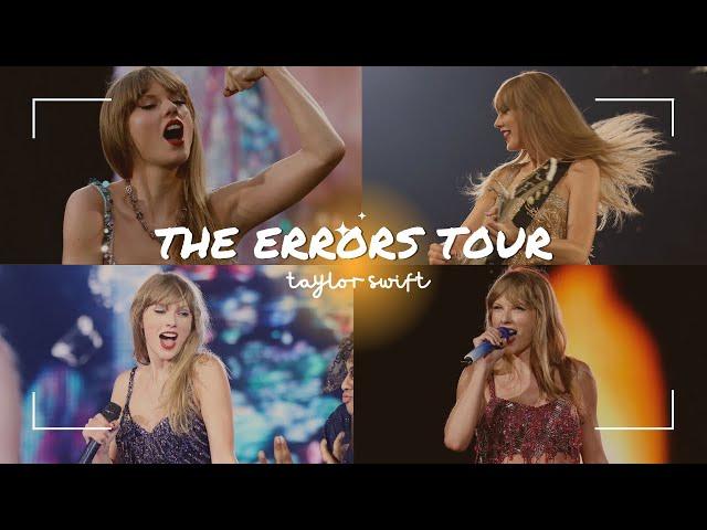 taylor swift “THE ERRORS TOUR” funniest moments