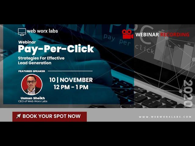 Webinar: Pay-Per-Click (PPC) Strategies For Effective Lead Generation