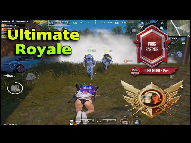 PUBG Partner Account in Ultimate Royale (Ultra HDR/90 FPS)