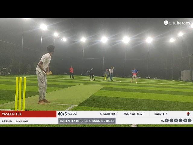 Live Cricket Match | Tirupur Tigers vs Yaseen Tex | 23-Nov-24 03:02 AM 8 | Headlight Cricket Tourna