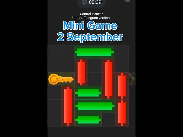 Mini Game Today 2 September How To Solve Mini Game Puzzle in Hamster Kombat (100%) SOLVED !