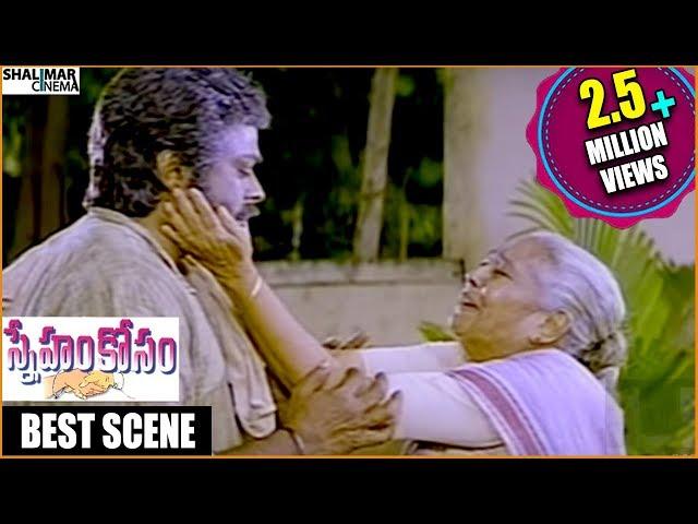 Sneham Kosam Movie || Chiranjeevi & Nirmalamma Best Emotional Scene || Chiranjeevi || Shalimarcinema