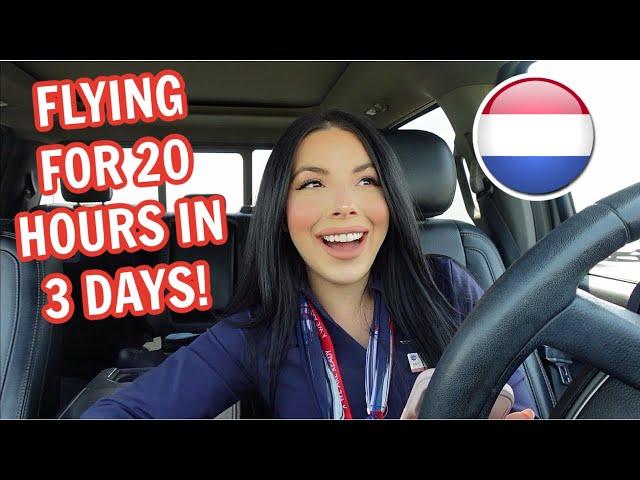 Flight Attendant Life - 24 HOUR LAYOVER IN AMSTERDAM, NETHERLANDS️