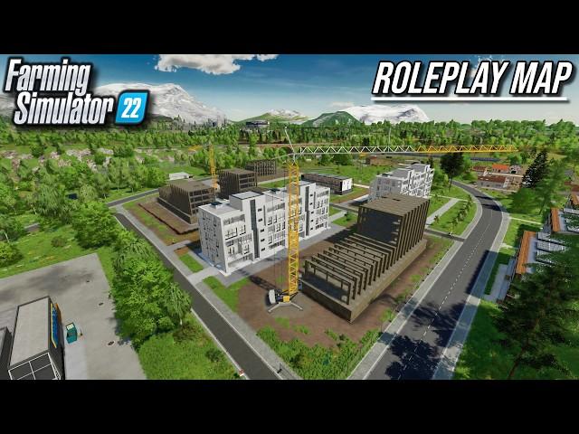 New Mods - Roleplay Map, Fire & Police Stations, FAST Dirt Bike! (32 Mods) | Farming Simulator 22