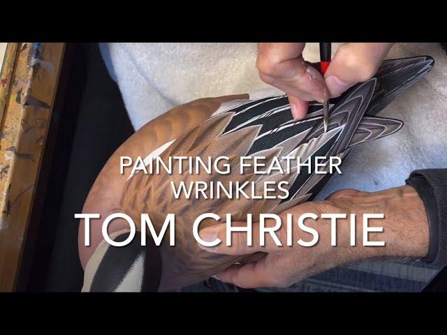 Painting Feather Wrinkles on Decoys