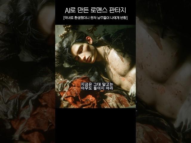 AI로 만든 로맨스 판타지 [악녀로 환생했더니 원작 남주들이 나에게 반함]