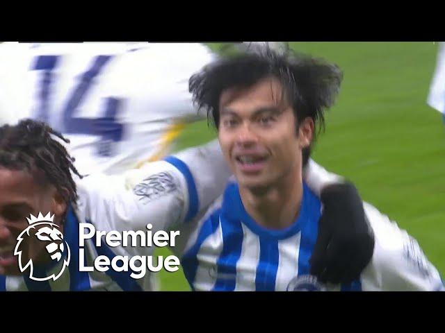 Joao Pedro's wizardry sets up Kaoru Mitoma for Brighton's second | Premier League | NBC Sports