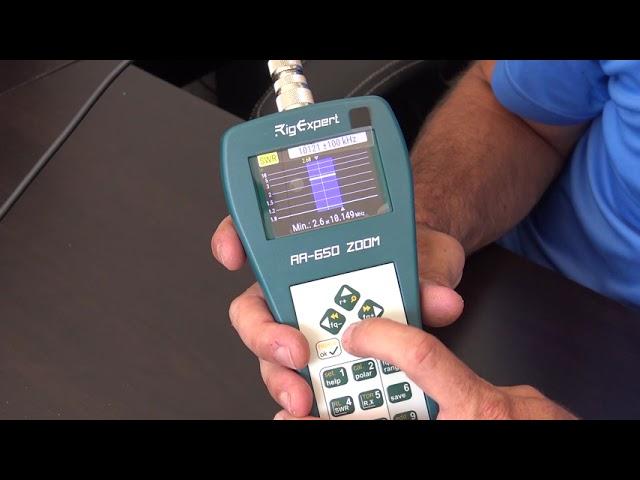 RigExpert AA-650 ZOOM Antenna Analyzer Review/Quick Demo, Ham Radio Antenna Analyzer