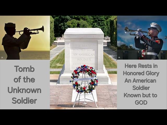 Taps plays at the Tomb of the Unknown Soldier