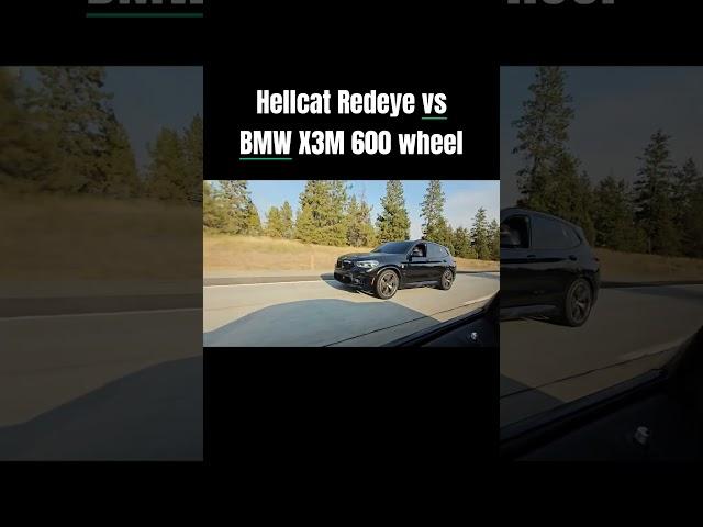 2019 Challenger Hellcat Redeye vs 2020 BMW X3M Downpipe and Tune