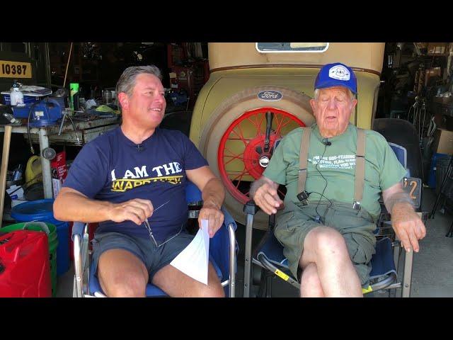 95 year old Model A Ford expert Bob Guimarin answers your questions! Ford Model A Q&A #9