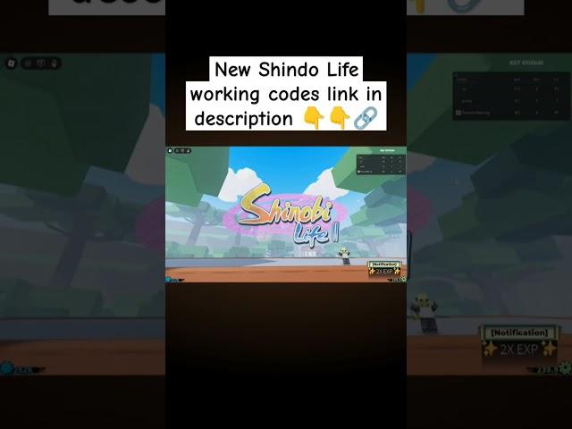 ROBLOX SHINDO LIFE CODES 2025| ALL NEW WORKING CODES SHINDO LIFE