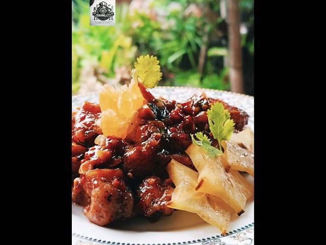 "A Sticky, Zesty Delight – Orange Honey Garlic Chicken Magic! #trending  #recipe #blogger #reels