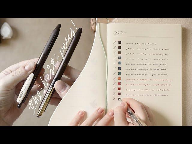 *the* best pens for journalling + how I improved my handwriting & cursive // stationery tea talk ️