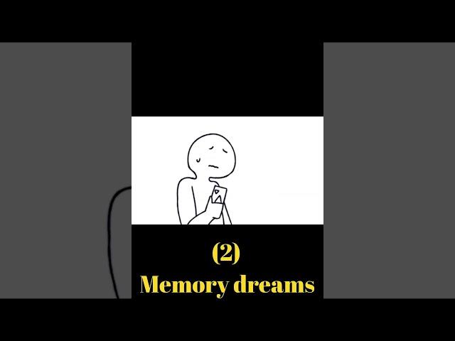 the 4 main types of dreams in 60 seconds #shorts