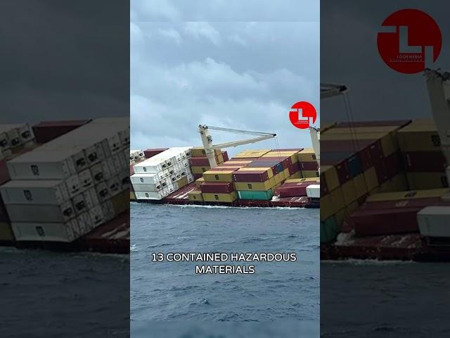 Hazardous Spill Crisis: Container Ship Sinks Off India's Coast