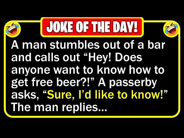  BEST JOKE OF THE DAY! - A man goes into a bar, and has a couple of beers... | Funny Jokes