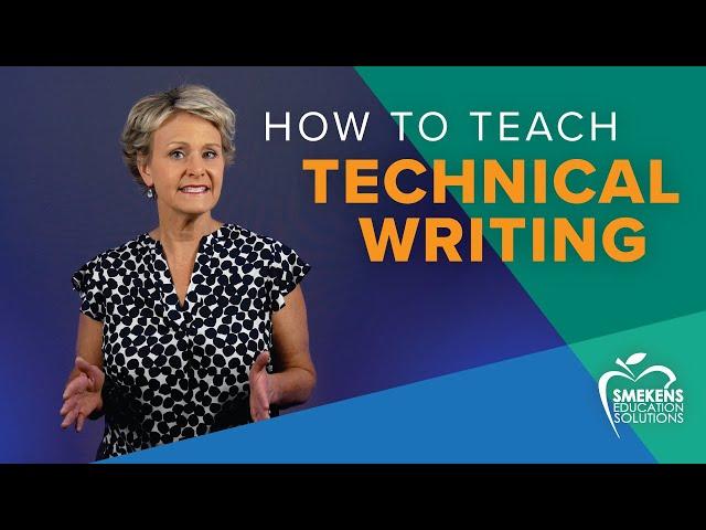 How to teach technical writing