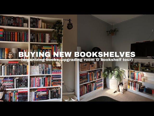 buying new bookshelves! (upgrading my room & bookshelf tour)