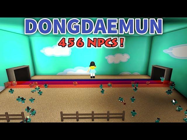 Squid Game but with NPCs - DONGDAEMUN (456 NPCs) - Roblox