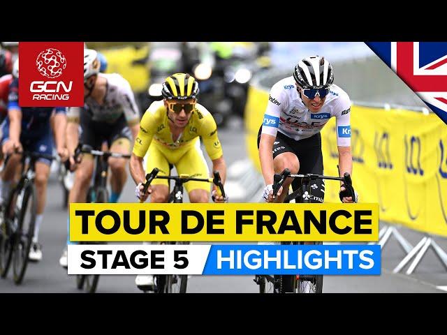 Surprise Attacks As The Peloton Enters The Pyrenees | Tour De France 2023 Highlights - Stage 5