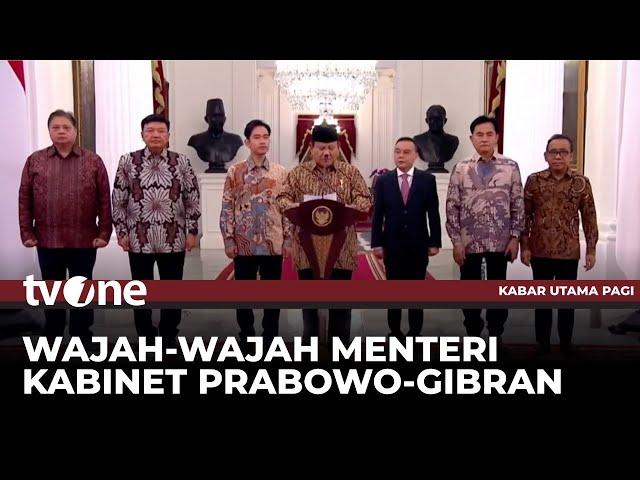 Daftar Nama-nama Menteri & Pejabat Setingkat Menteri | Kabar Utama Pagi tvOne