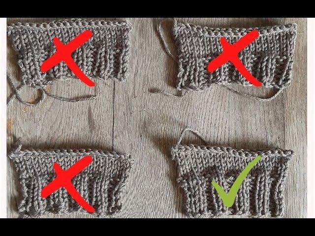 Neat and Tidy Ribbing Stitches