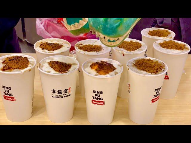 압도적1위! 대만 흑당버블티 행복당 / No.1 Brown Sugar Bubble Milk Tea | Boba Tea | Ximending Xing Fu Tang | 幸福堂