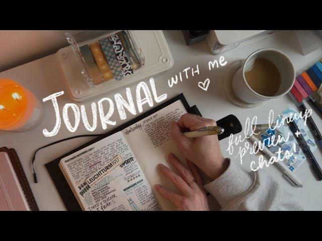 journal with me | common planner, new midori, Q+A chats