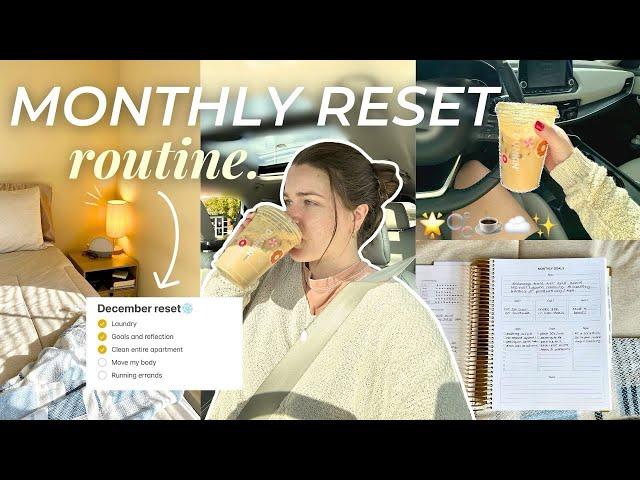 DECEMBER RESET ROUTINE: cleaning vlog, setting new goals, productive & motivating vlog *intense*