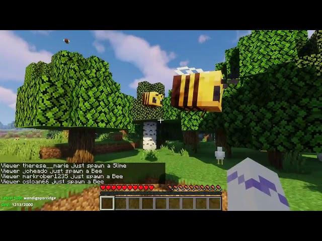 Minecraft, but CHAT CONTROLS THE WORLD | Slimecicle Stream Archive