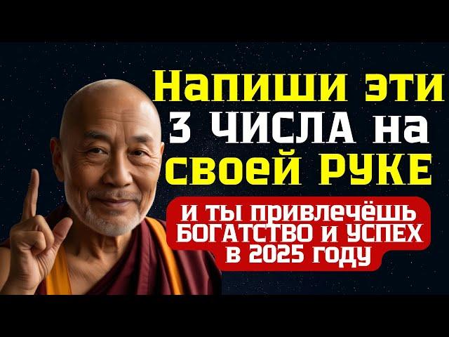 Напиши эти 3 ЧИСЛА на своей РУКЕ, и ты привлечёшь БОГАТСТВО и УСПЕХ в 2025 году.