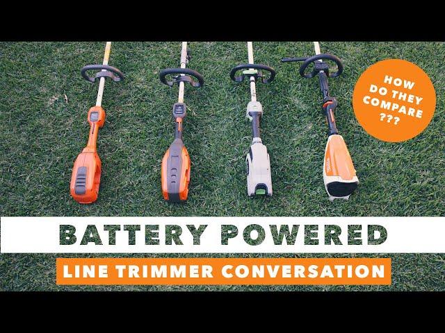 A Conversation about Battery Powered Line Trimmers from Husqvarna, Stihl and Ego