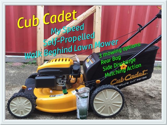 Cub Cadet my speed walk behind lawnmower set up and demo