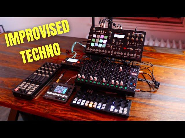 Tips + Tricks on Approaching a DAWLESS Improvised Techno Set
