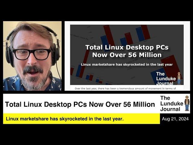 Total Linux Desktop PCs Now Over 56 Million